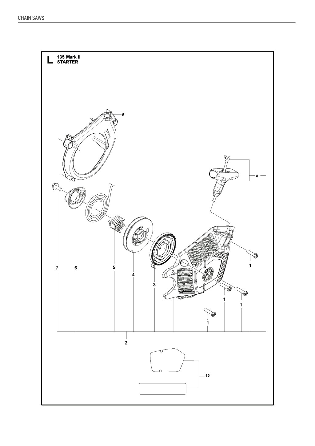 Explosionszeichnung Ersatzteile