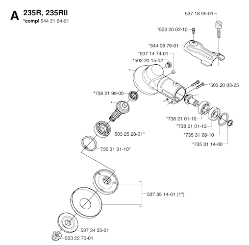 Husqvarna Motorsensen/Freischneider 20061400001 235RII