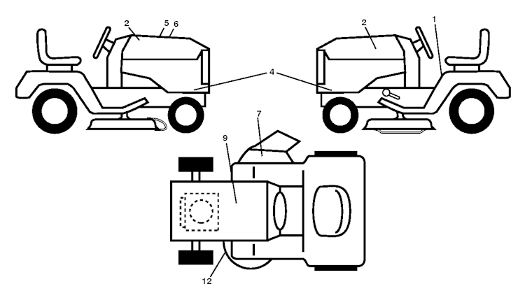Husqvarna Gartentraktoren 96043016701 YT46LS