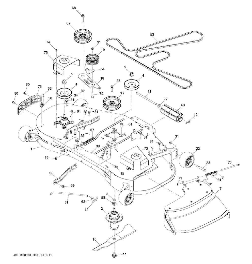 Explosionszeichnung Ersatzteile