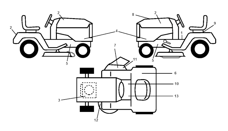 Husqvarna Gartentraktoren 96041001907 LTH151