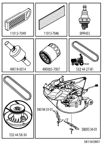 Husqvarna Gartentraktoren 96051009400 CTH 164T