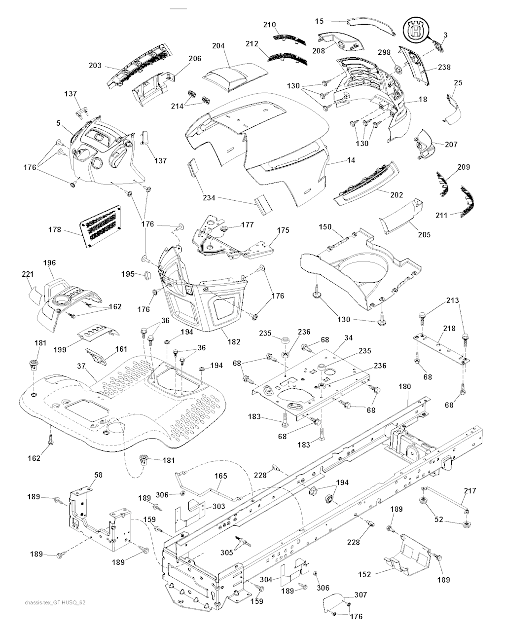 Explosionszeichnung Ersatzteile