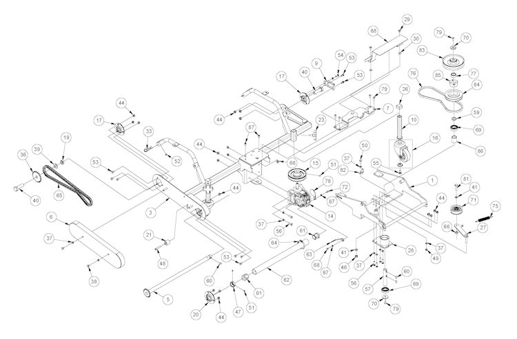 Husqvarna Zubehör für Aufsitzmäher 596288701 Kehrmaschine (Rider 400er Serie)