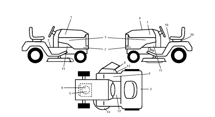 Husqvarna Gartentraktoren 96011026401 LT 131