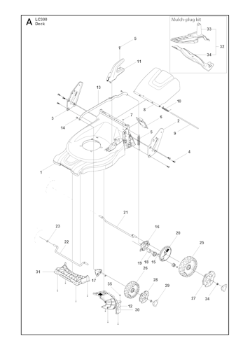 Husqvarna Rasenmäher gelegentliche Nutzung 970541301 LC 347V