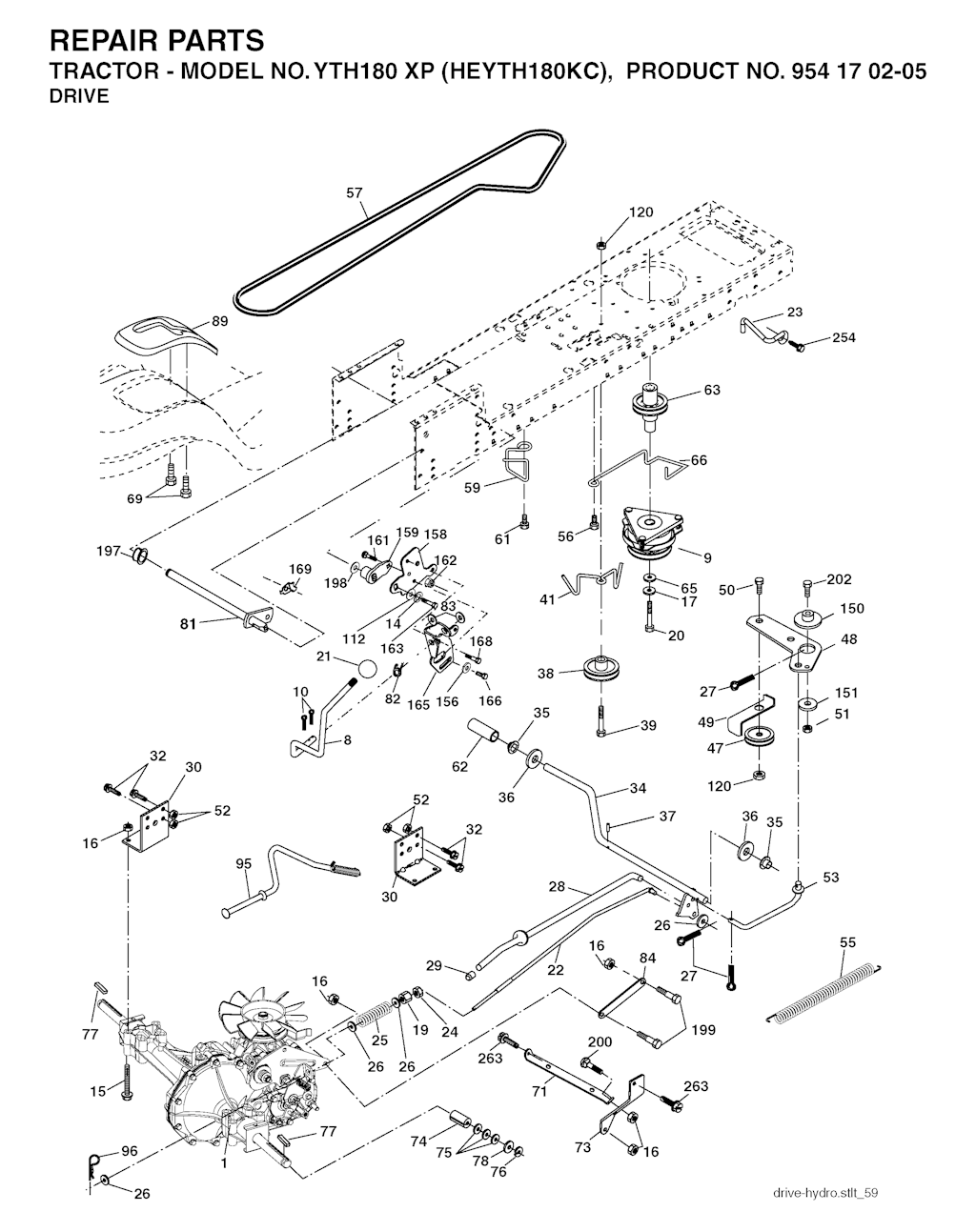 Explosionszeichnung Ersatzteile