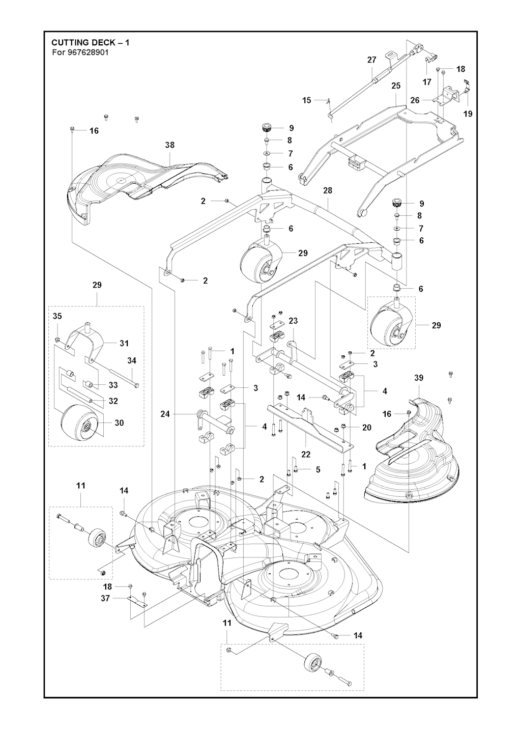 Explosionszeichnung Ersatzteile