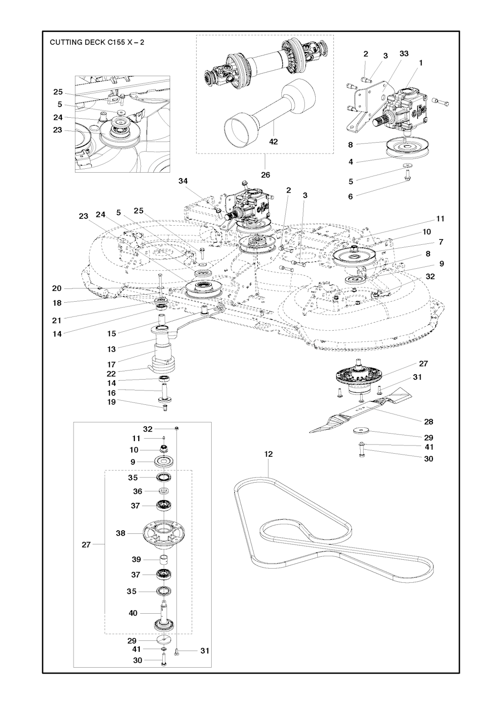 Explosionszeichnung Ersatzteile