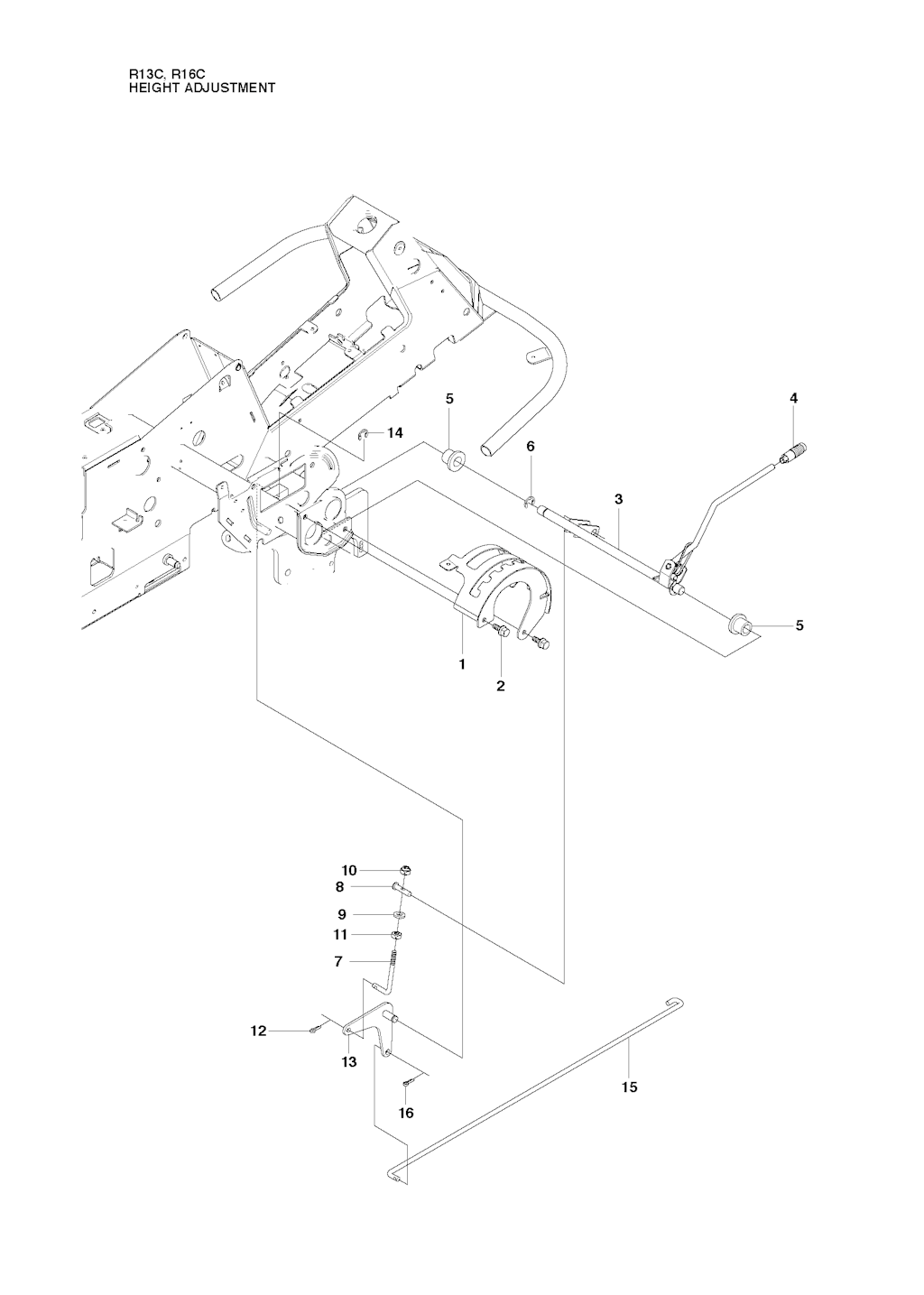 Explosionszeichnung Ersatzteile