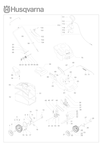 Husqvarna Rasenmäher gelegentliche Nutzung 965159703 R 151SV