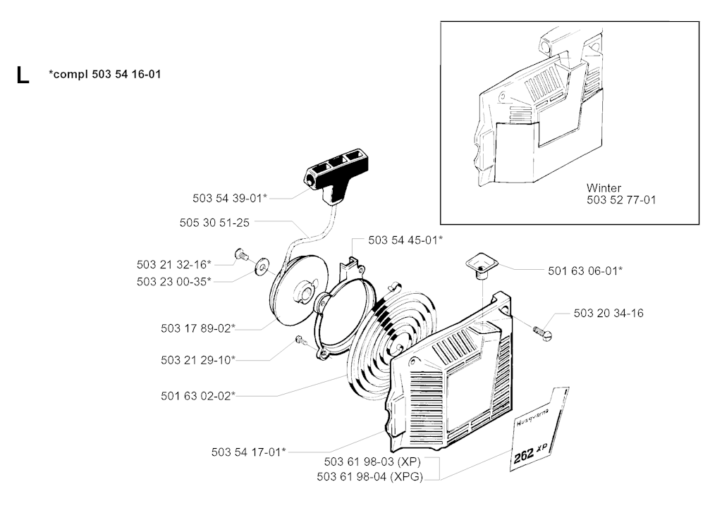 Explosionszeichnung Ersatzteile