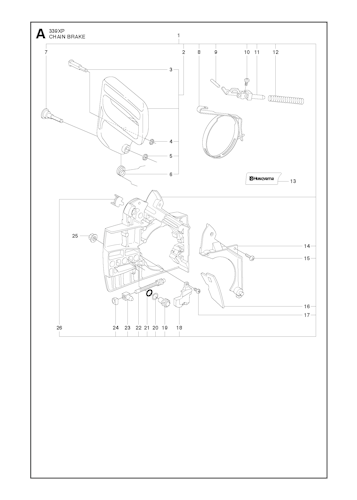Husqvarna Kettensägen 339 XP, 20100600001-Current