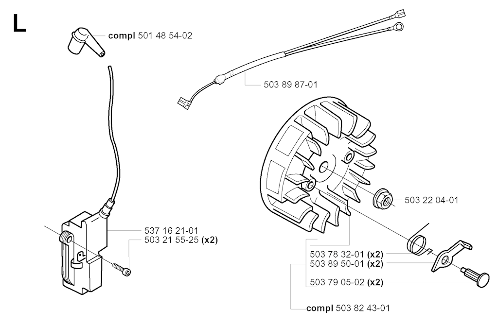Explosionszeichnung Ersatzteile