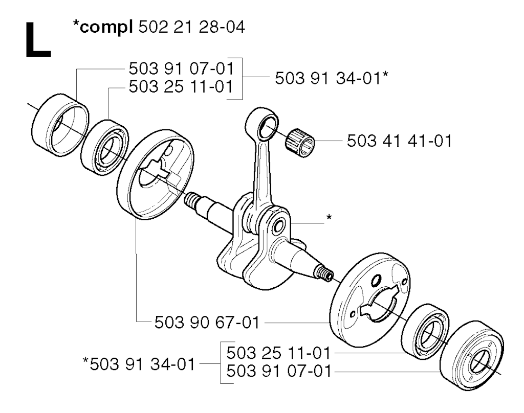 Explosionszeichnung Ersatzteile