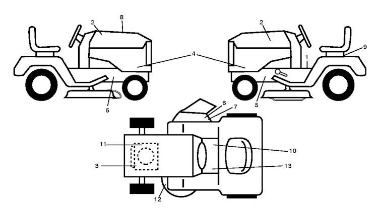 Husqvarna Gartentraktoren 96041028302 LTH2038R