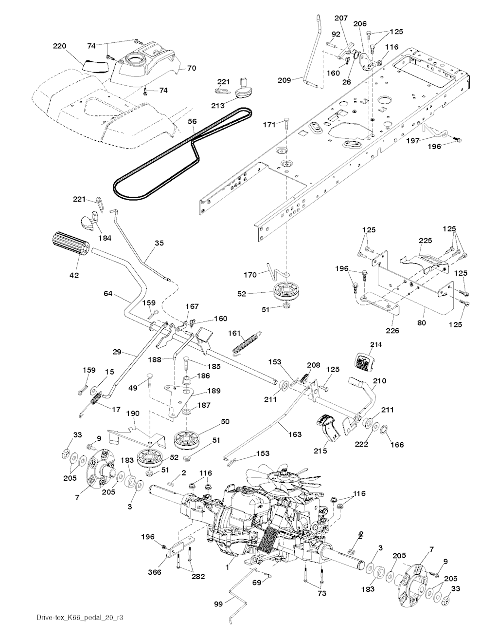 Explosionszeichnung Ersatzteile