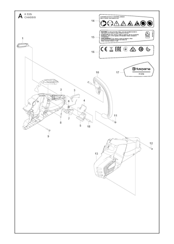 Husqvarna Trennschleifer 967795901 K 535i