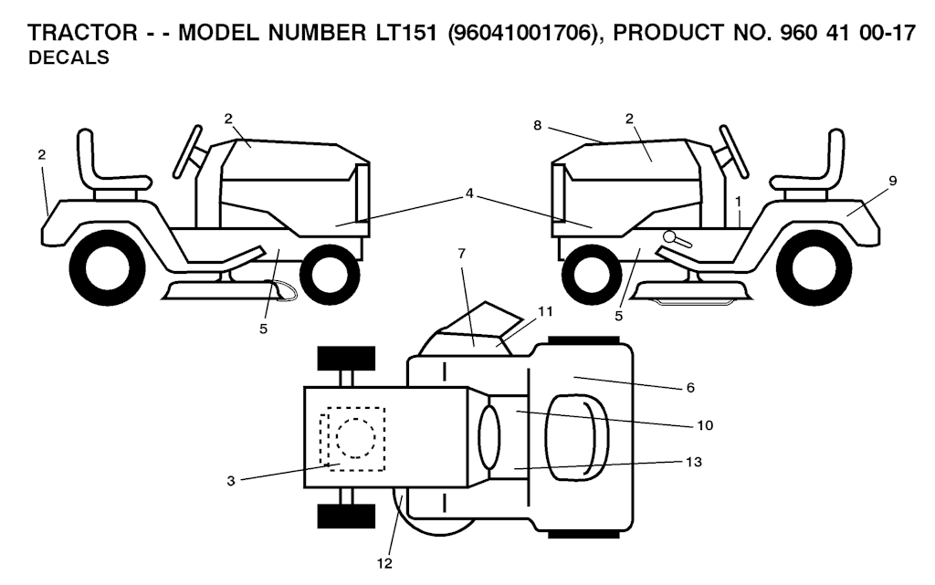 Explosionszeichnung Ersatzteile