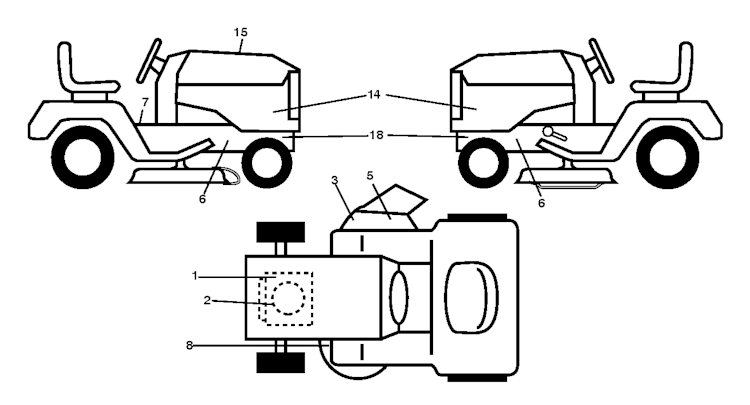 Husqvarna Gartentraktoren 960410436 TS 146TXD