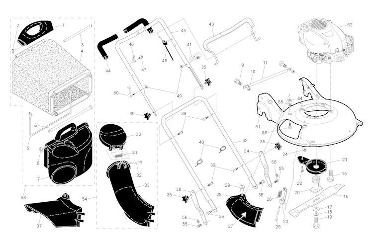 Husqvarna Rasenmäher gelegentliche Nutzung 96141006404 R 152SV Swivel