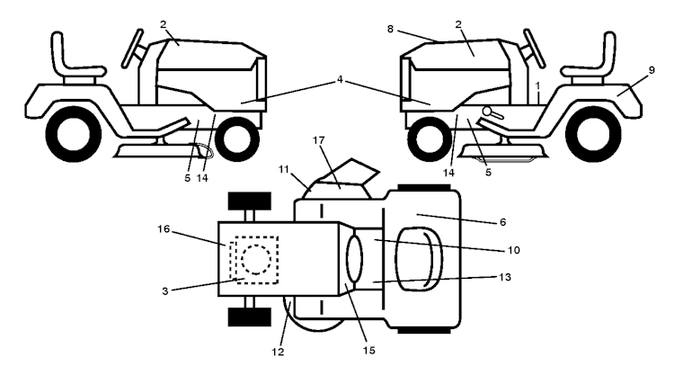 Husqvarna Gartentraktoren 96041032200 LT 154