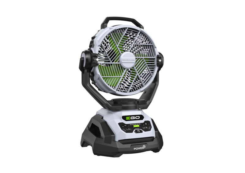 EGO Power Akku-Ventilator FN1000E 25 cm, Sprühnebelkühlfunktion Kit