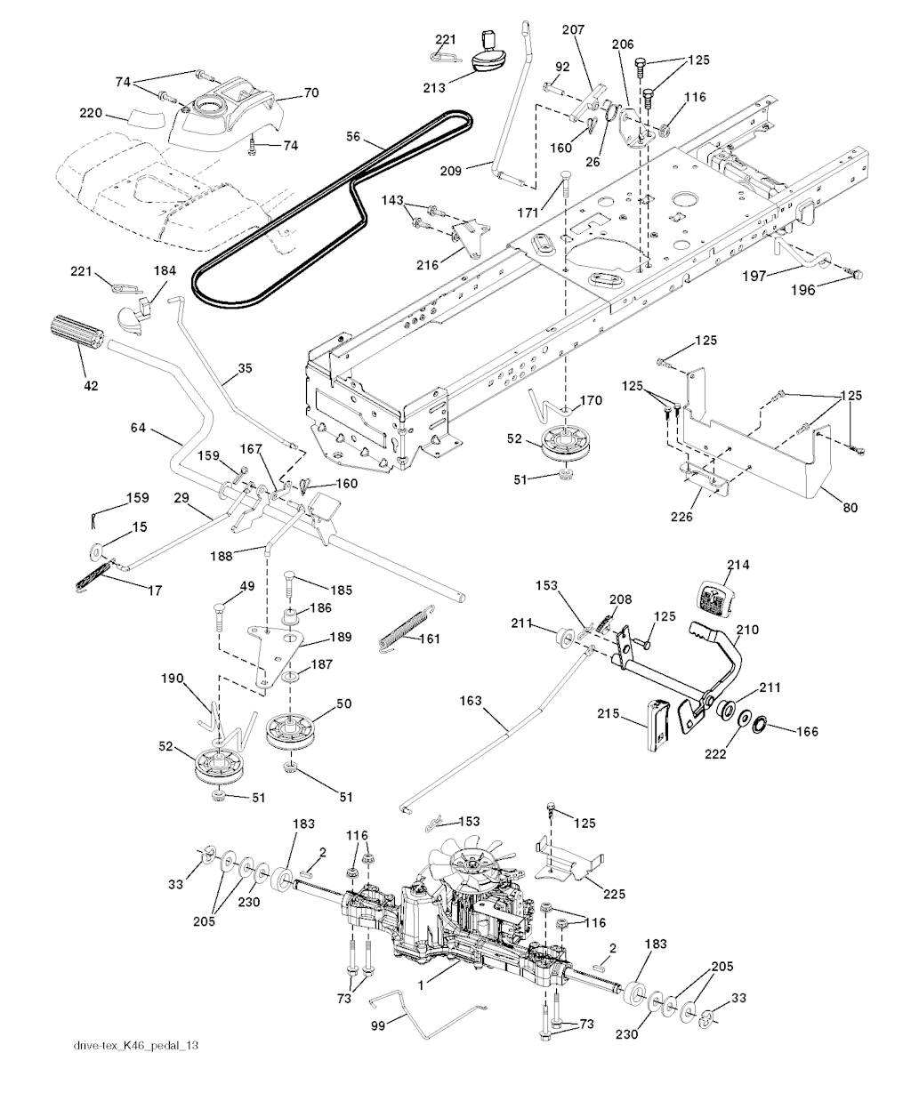 Explosionszeichnung Ersatzteile