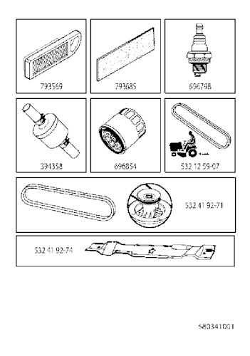Husqvarna Gartentraktoren 96051011901 CTH19530