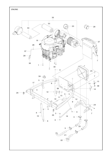 Husqvarna Rider 967848101 P 524EFI