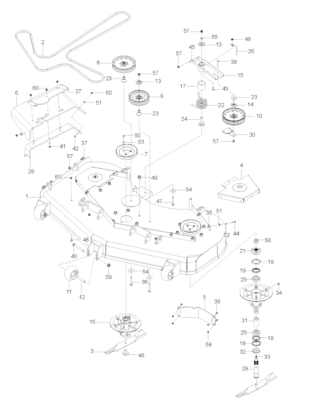 Explosionszeichnung Ersatzteile