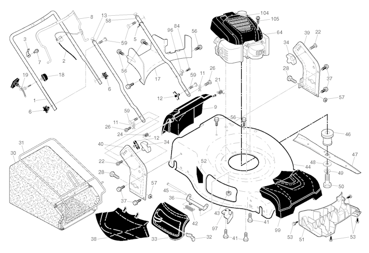 Husqvarna Rasenmäher gelegentliche Nutzung LC 356V, 96141029102, 2014-10