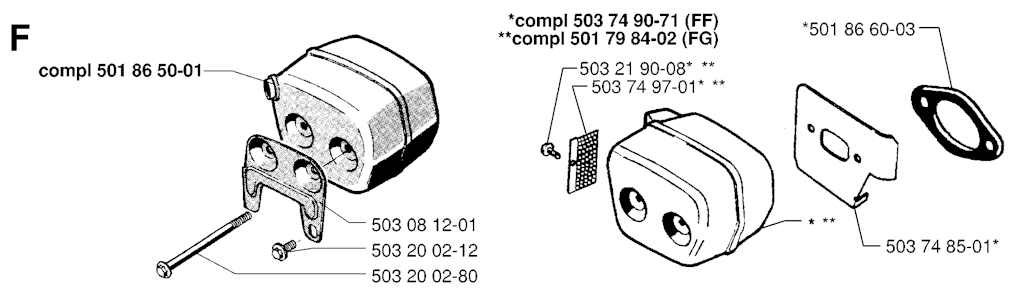 Explosionszeichnung Ersatzteile