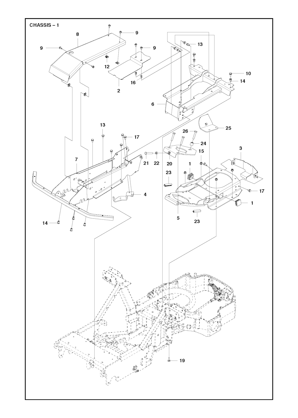 Explosionszeichnung Ersatzteile