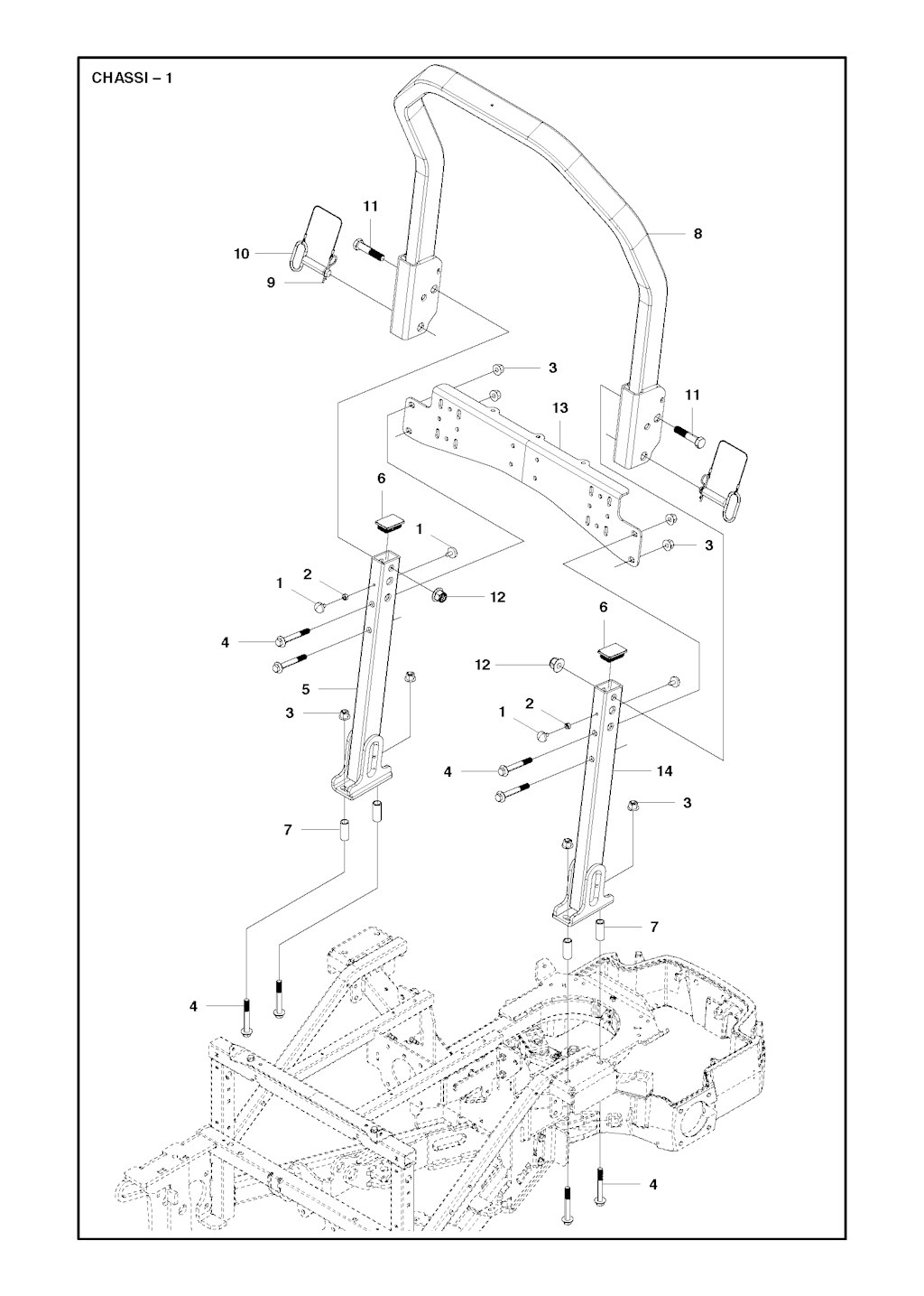 Explosionszeichnung Ersatzteile