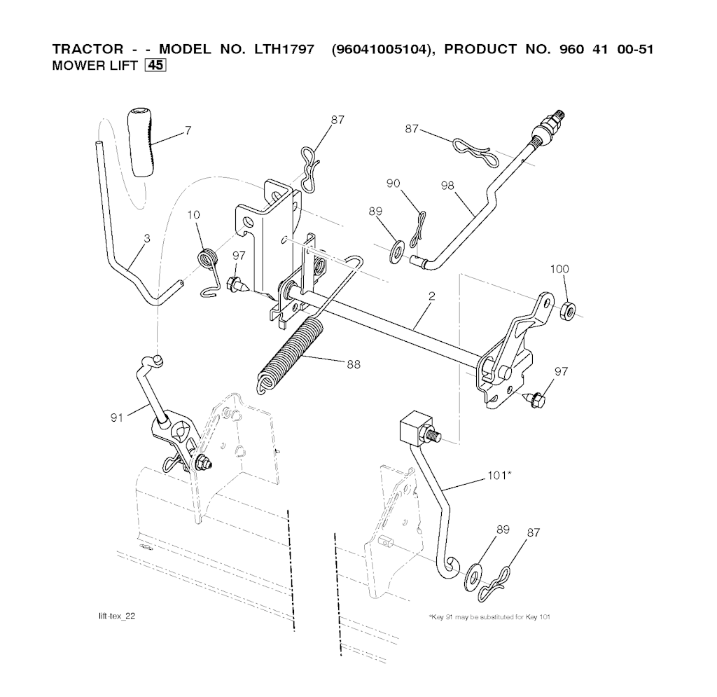Explosionszeichnung Ersatzteile