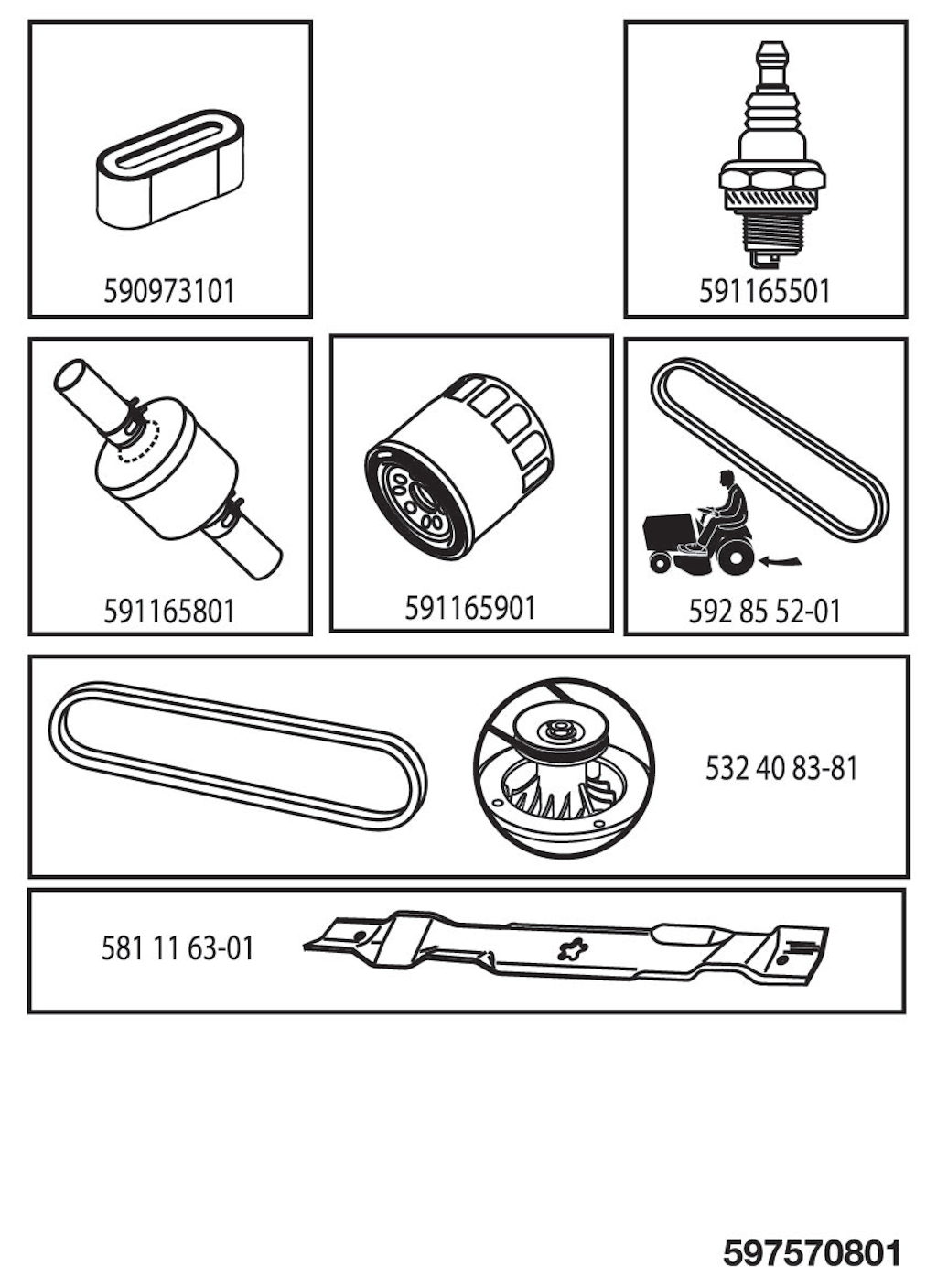 Explosionszeichnung Ersatzteile