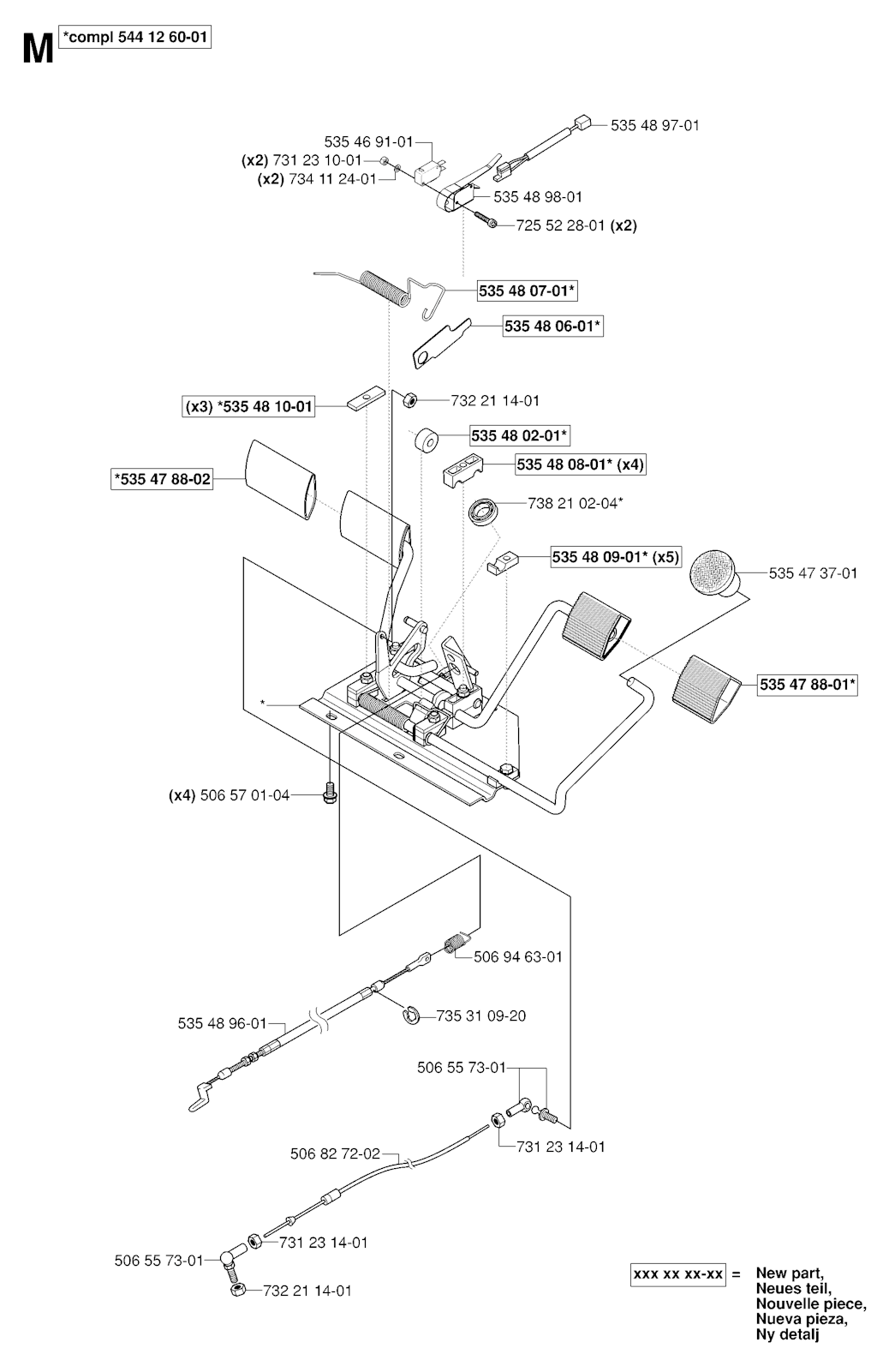 Explosionszeichnung Ersatzteile