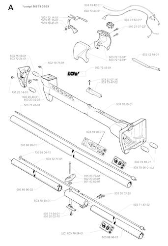 Husqvarna Motorsensen/Freischneider 225 RD, 19970500001-20004000000
