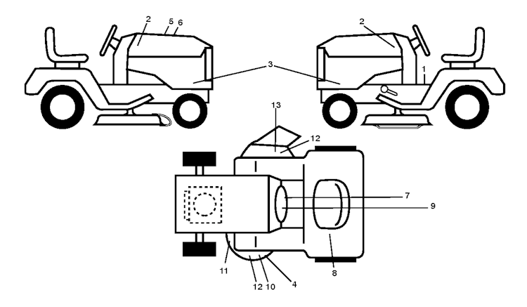 Husqvarna Gartentraktoren 96043026900 YT48DXLS