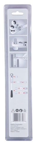 Makita Durchgangsratsche schwenkbar B-65626