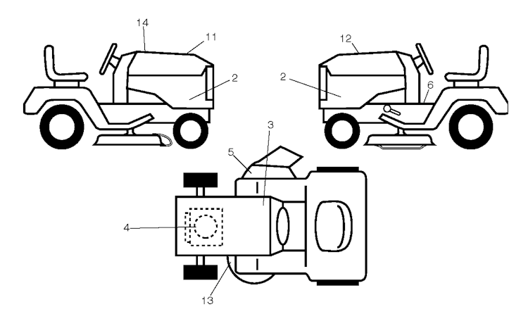 Husqvarna Gartentraktoren SRD17530, 96055000200, 2012-10