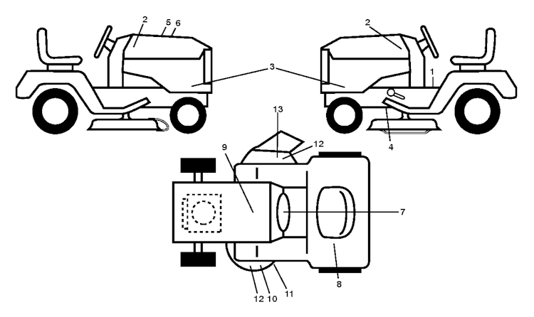 Husqvarna Gartentraktoren 96043022700 YT48DXLS