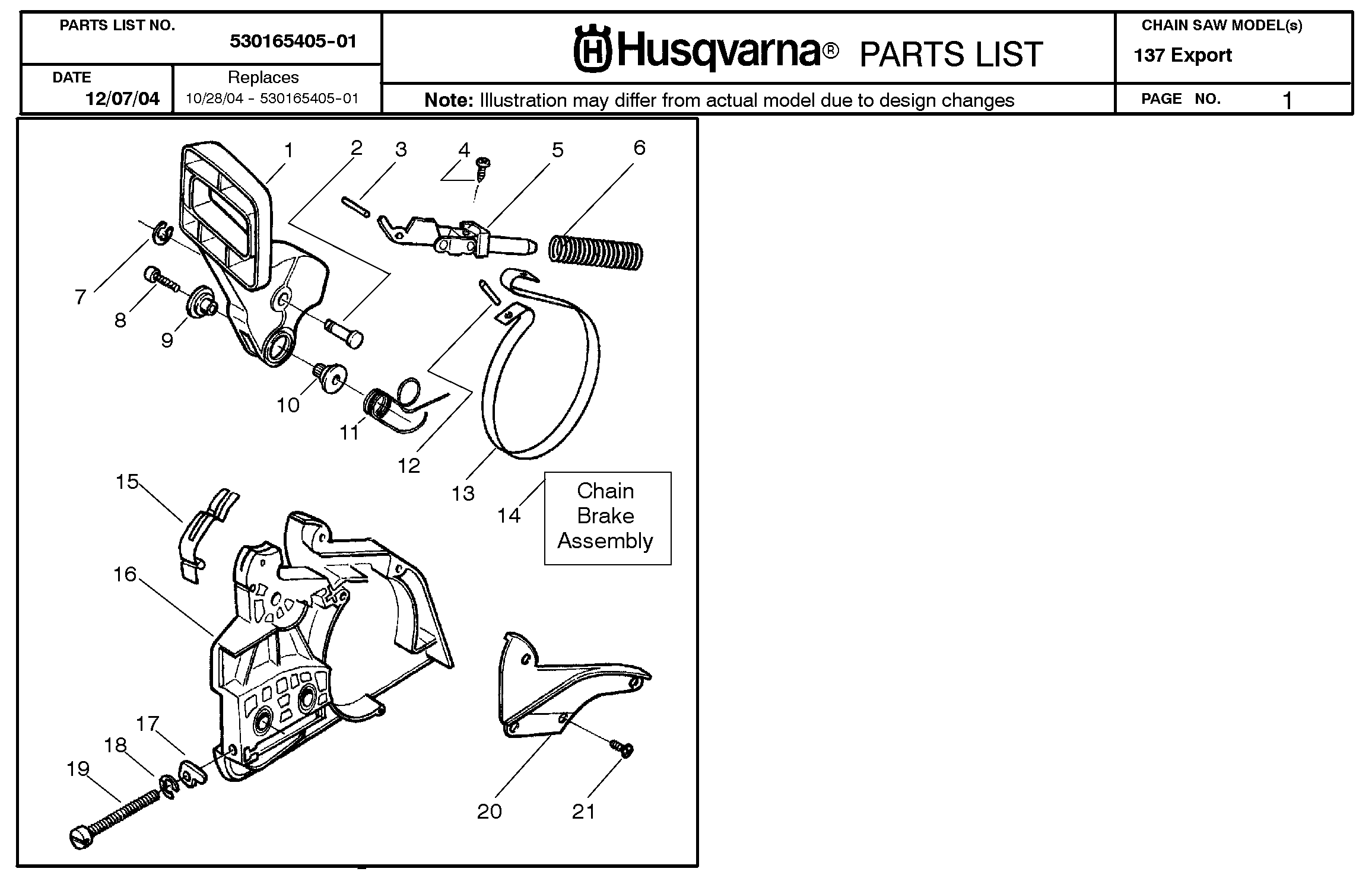 Husqvarna Kettensägen 137, 20050100001-20064900000