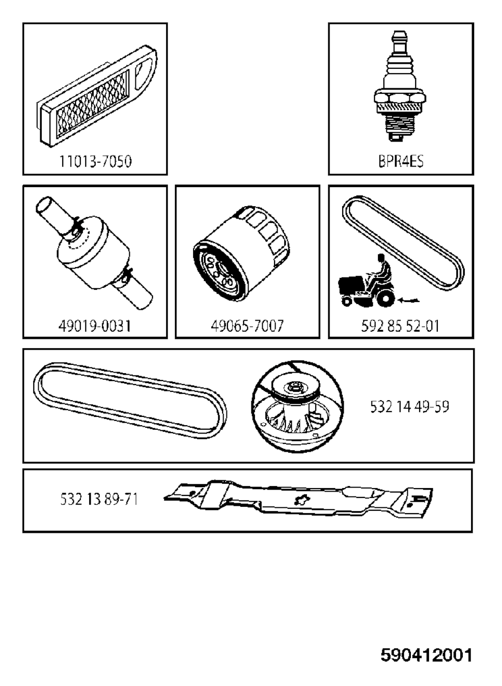Explosionszeichnung Ersatzteile