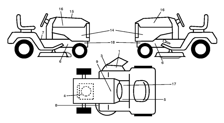 Husqvarna Gartentraktoren 96041033300 GTH 264T