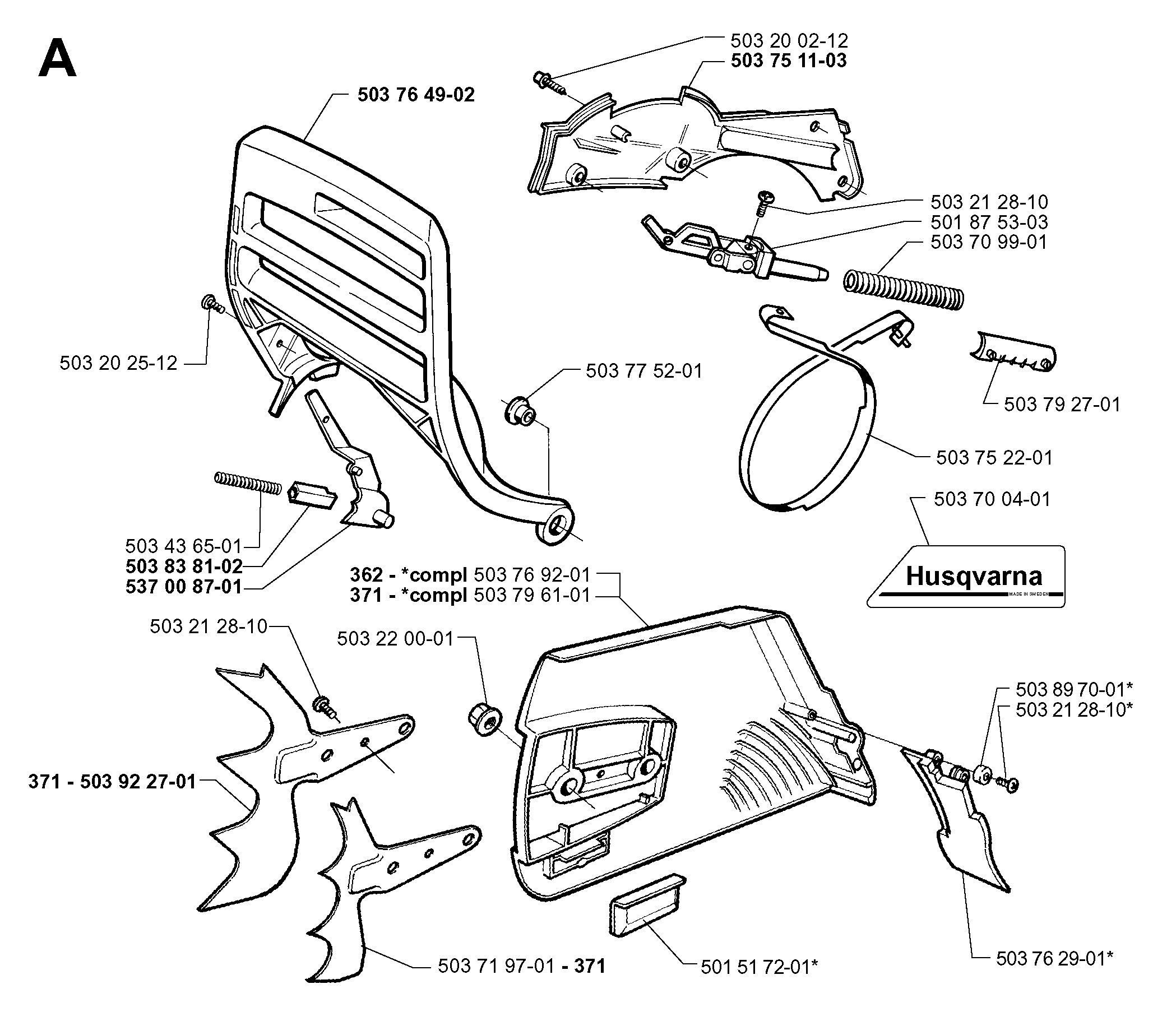 Husqvarna Kettensägen 19991900001 362 XP®
