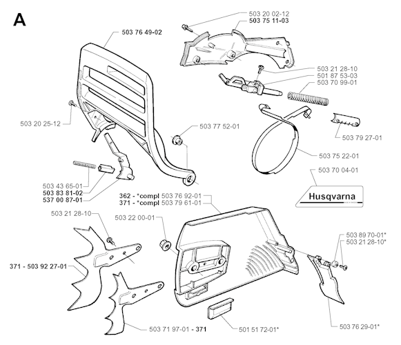 Husqvarna Kettensägen 19991900001 362 XP®