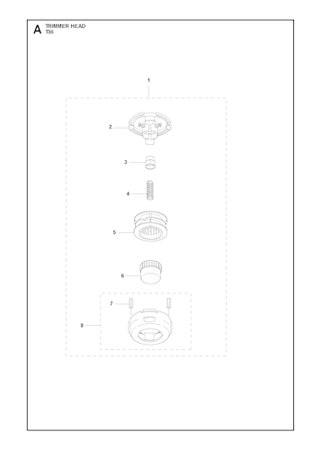 Husqvarna Zubehör und Werkzeuge 578446301 Trimmerkopf T35