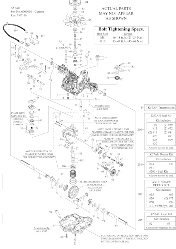 Husqvarna Motoren & Getriebe TUFF TORQ K57AH, K57R 585743601